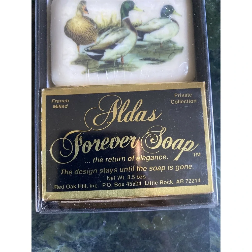 NEW vintage Alda's Forever Soap. 3 bars.‎ Retired Mallard Ducks